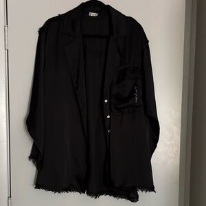 Free People like honey Black Top